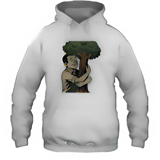 Tree Hugger Heavy Hooded Sweatshirt – Grounded. Bold. Unapologetic.” - Plan Heals Creative Studio