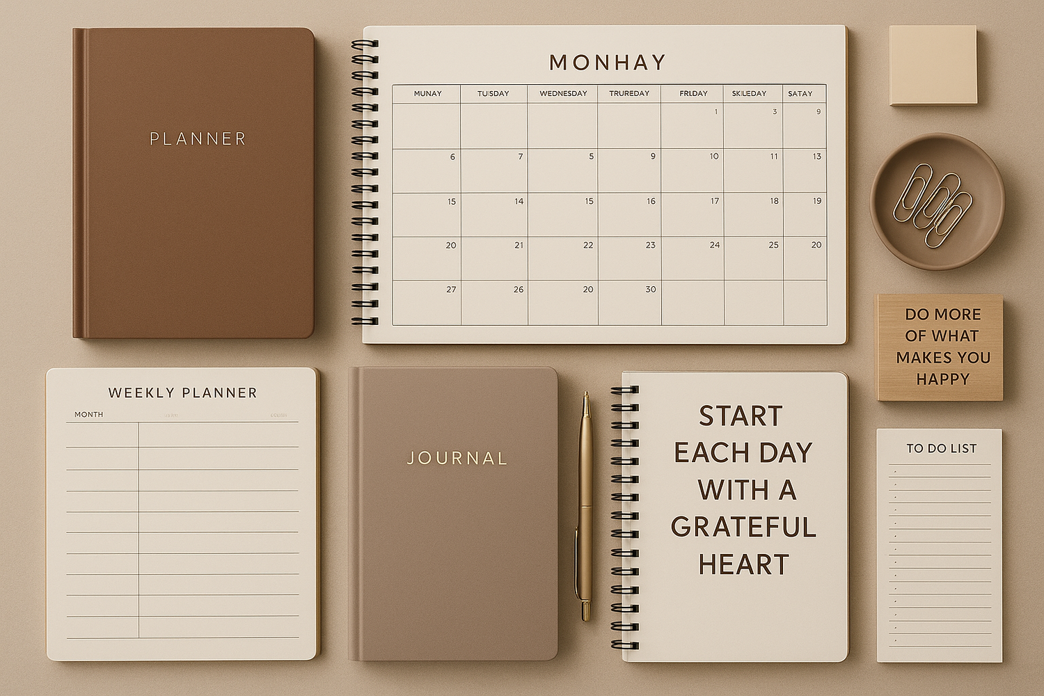 Planner. Stay grounded, organized, and inspired every single day.” - Plan Heals Creative Studio