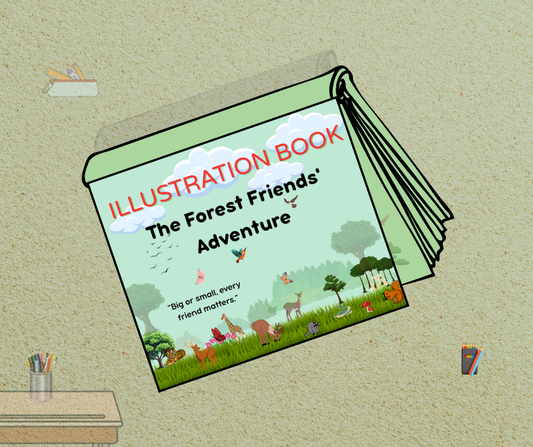 Cover of Forest Friends Adventure, a children’s storybook about forest animals and nature for kids ages 5–9.