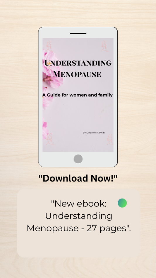 Cover of Menopause Wellness Guide, a book with natural remedies and self-care tips for women.

