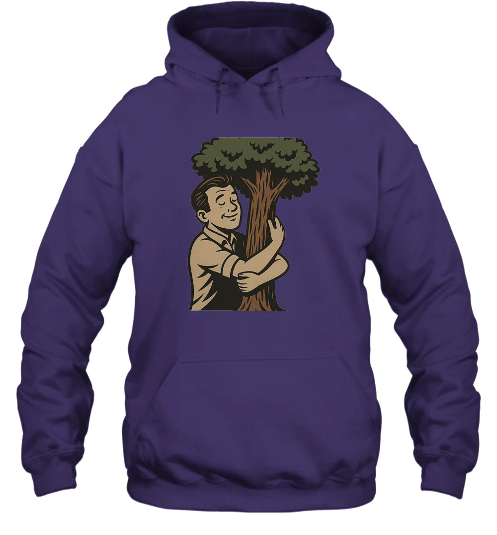 Tree Hugger Heavy Hooded Sweatshirt – Grounded. Bold. Unapologetic.” - Plan Heals Creative Studio
