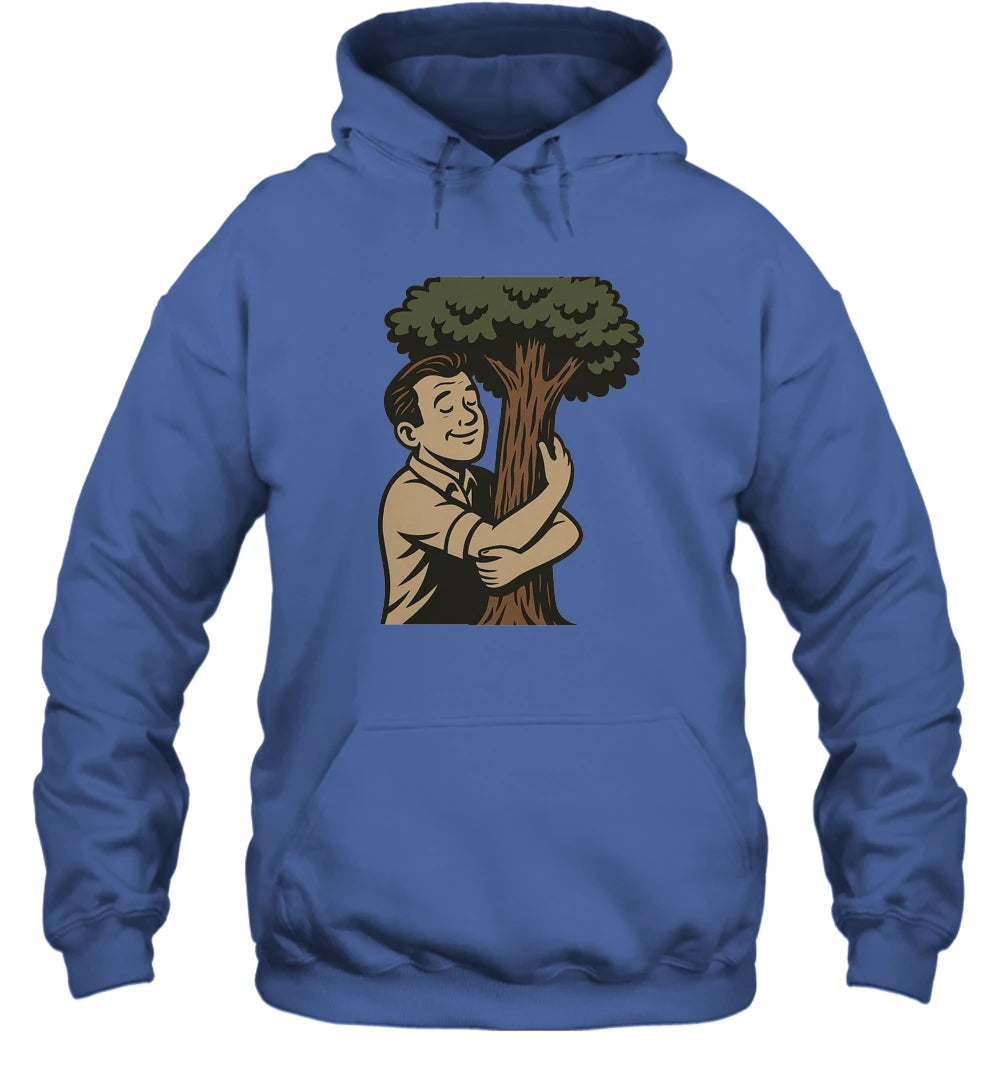 Tree Hugger Heavy Hooded Sweatshirt – Grounded. Bold. Unapologetic.” - Plan Heals Creative Studio