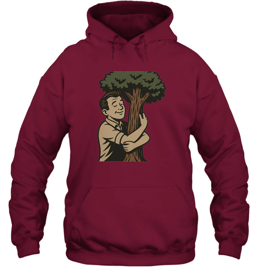 Tree Hugger Heavy Hooded Sweatshirt – Grounded. Bold. Unapologetic.” - Plan Heals Creative Studio