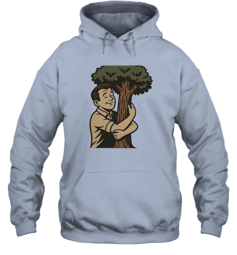 Tree Hugger Heavy Hooded Sweatshirt – Grounded. Bold. Unapologetic.” - Plan Heals Creative Studio