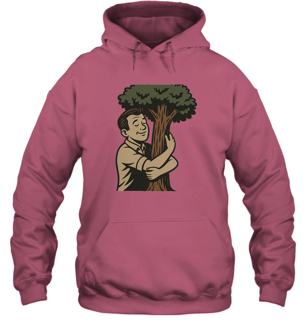 Tree Hugger Heavy Hooded Sweatshirt – Grounded. Bold. Unapologetic.” - Plan Heals Creative Studio