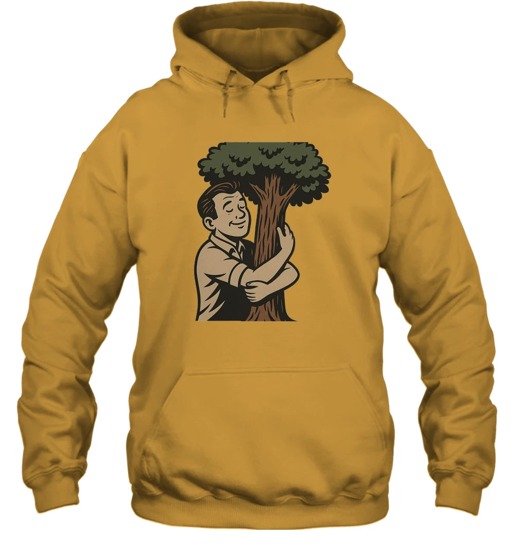 Tree Hugger Heavy Hooded Sweatshirt – Grounded. Bold. Unapologetic.” - Plan Heals Creative Studio